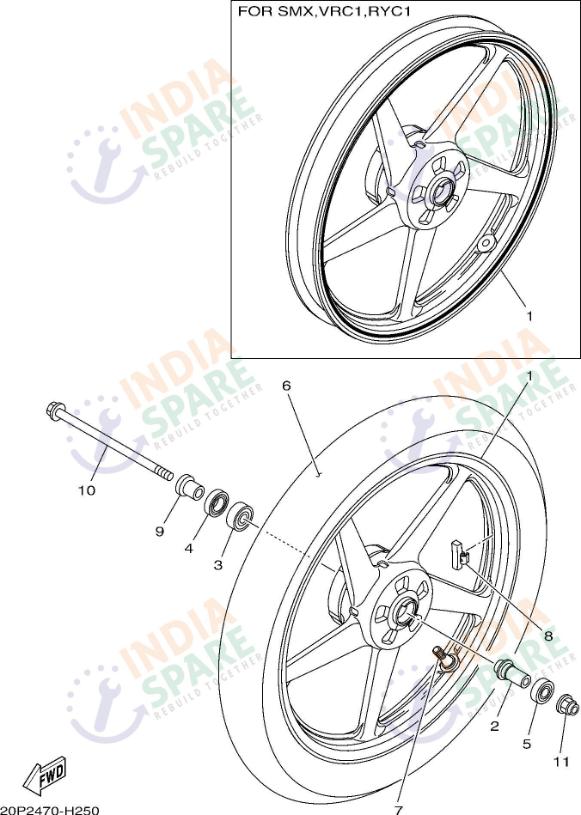 FRONT WHEEL